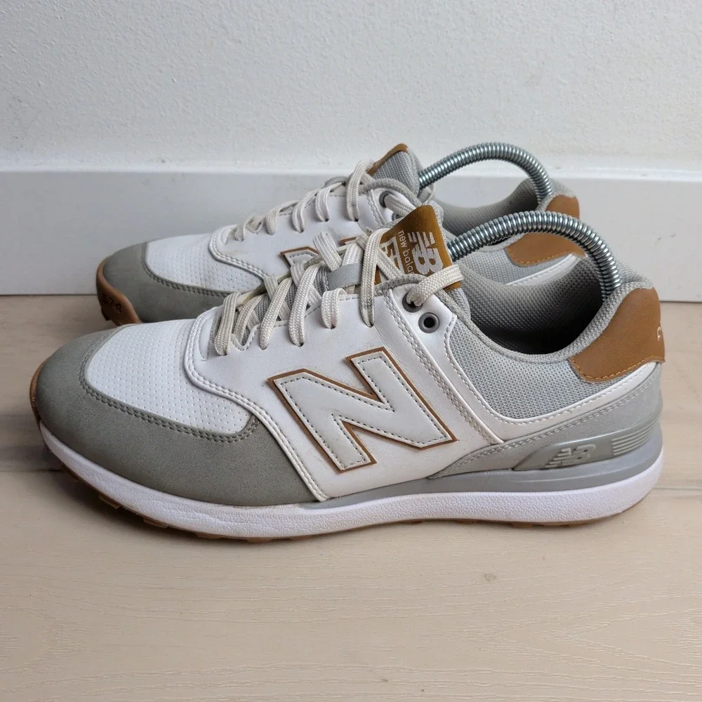 New Balance 574 Greens V2 Spikeless Golf Shoes Mens 9.5 Sneakers MG574WGY